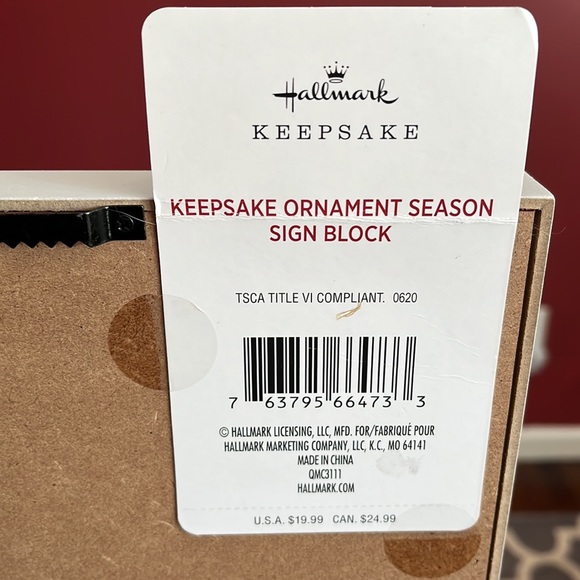 Hallmark Miniature Ornament Hanger NWT - Picture 3 of 3